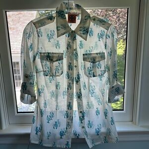 Tory Burch Lobster Button Down